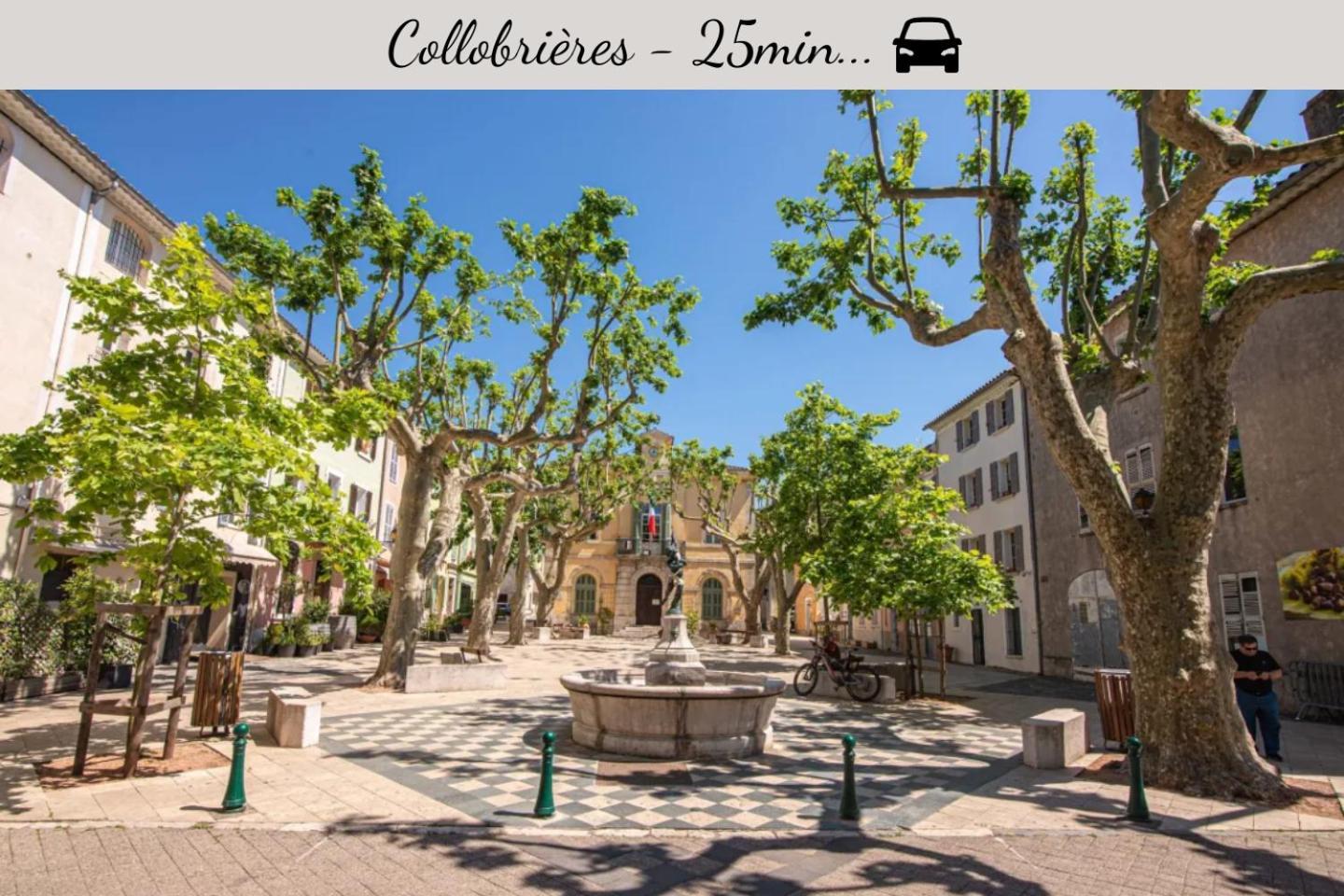 Terrasse Plein Sud - Climatisation - Netflix - Lit Queen Size - 2Min Centre-Ville - 6Min Plages Parking Prive - 56M2 - L'Olivine - Offre Speciale La Londe-les-Maures