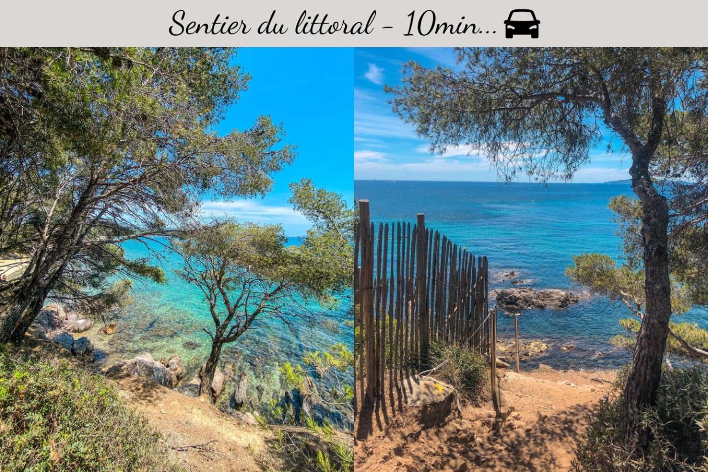 Terrasse Plein Sud - Climatisation - Netflix - Lit Queen Size - 2Min Centre-Ville - 6Min Plages Parking Prive - 56M2 - L'Olivine - Offre Speciale * La Londe-les-Maures