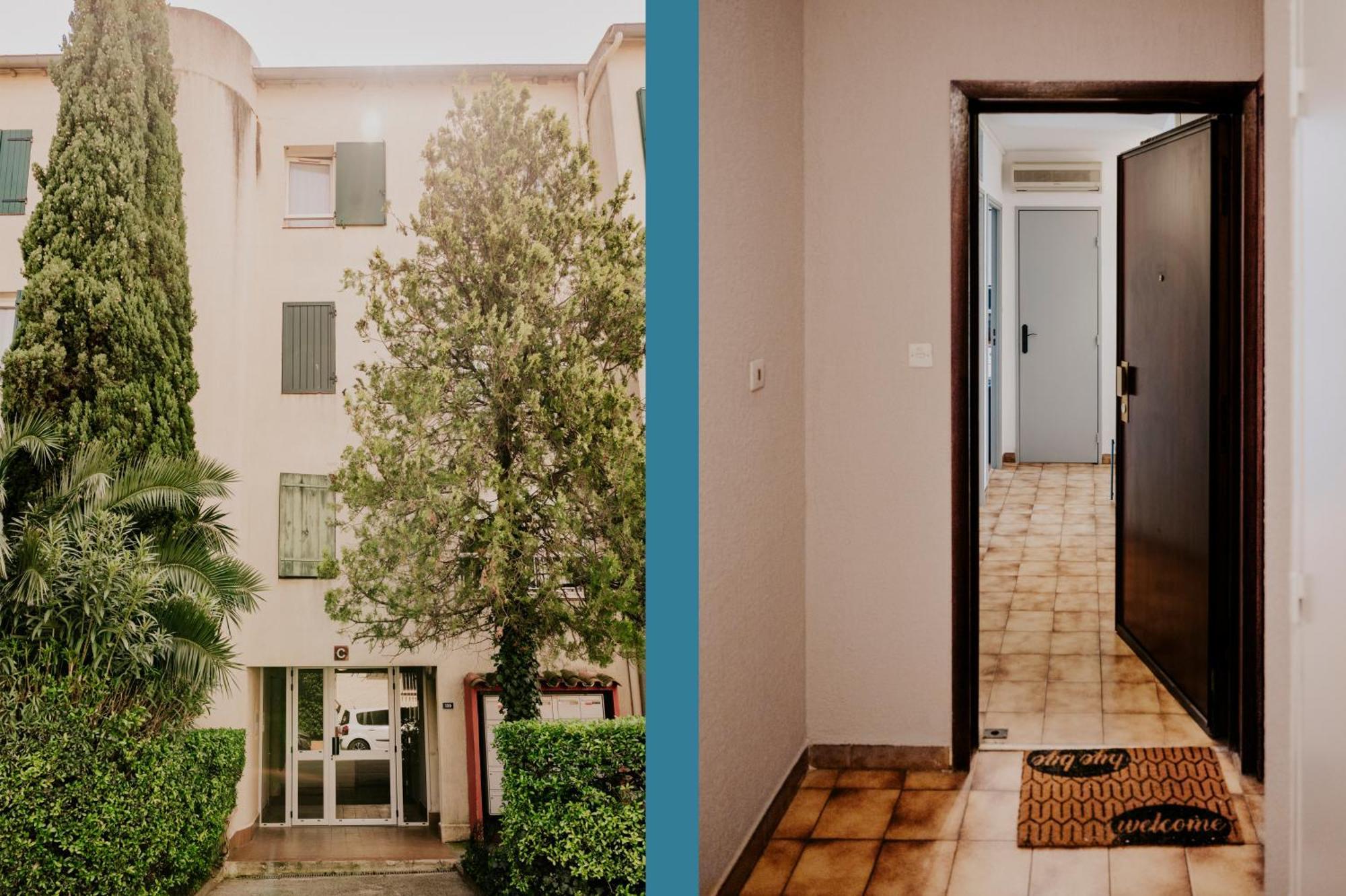 Terrasse Plein Sud - Climatisation - Netflix - Lit Queen Size - 2Min Centre-Ville - 6Min Plages Parking Prive - 56M2 - L'Olivine - Offre Speciale * La Londe-les-Maures
